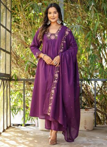 Attrective Looking These Beautiful Looking Readymade Suits.These Top Are Rayon Slub And Bottom Are Rayon Slub And Dupatta Chanderi Fabricated.Its Beautified With Designer Embroidery Work.