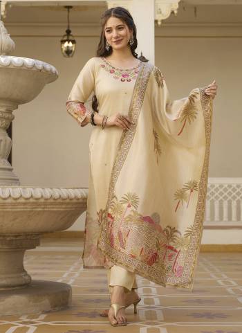 Garb These Beautiful Looking Readymade Suits.These Top Are Viscose Assam Silk And Bottom Are Viscose Assam Silk And Dupatta Assam Silk Fabricated.Its Beautified With Designer Embroidery Work.