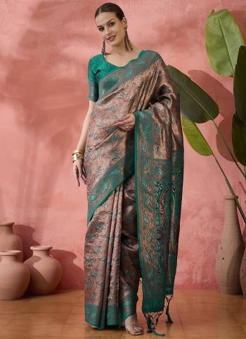 Looking These Party Wear Saree in Fine Colored.These Saree And Blouse Is Silk Fabricated.Its Beautified With Wevon Jacquard Designer.