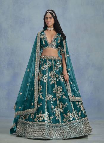 For A Designer Look,Grab These Lehenga Choli in Fine Colored.These Lehenga And Blouse Are Fabricated On Art Silk Pair With Net Dupatta.Its Beautified With Designer Embroidery Work.