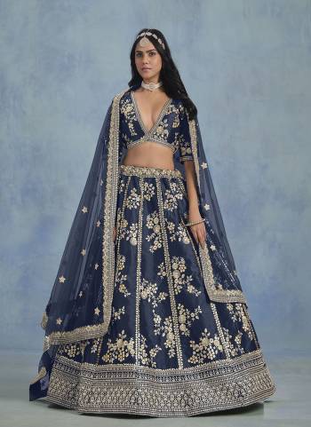 For A Designer Look,Grab These Lehenga Choli in Fine Colored.These Lehenga And Blouse Are Fabricated On Art Silk Pair With Net Dupatta.Its Beautified With Designer Embroidery Work.
