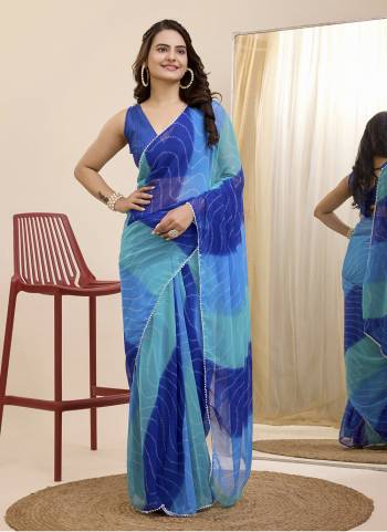 Garb These Party Wear Ready To Wear Saree in Fine Colored.These Saree Are Georgette And Blouse is Art Silk Fabricated.Its Beautified With Designer Printed.