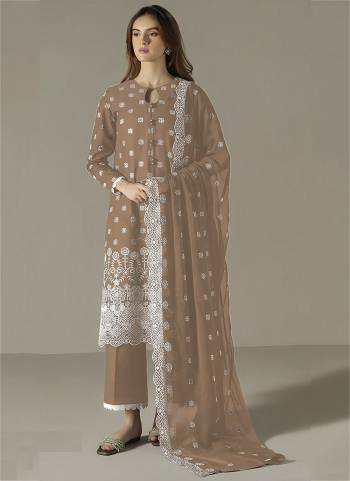 Looking These Designer Suit in Fine Colored Pair With Bottom And Dupatta.These Top Are Faux Georgette And Dupatta Are Fabricated On Faux Georgette Pair With Dull Santoon Bottom.Its Beautified With Santoon Inner.Its Beautified With Designer Embroidery Work.