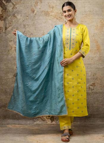 Garb These Beautiful Looking Party Wear Readymade Suits With Dupatta.These Suit is Fabricated On Top Are Silk Blend And Bottom Are Silk Blend And Chanderi Dupatta .Its Beautified With Designer Embroidery Work.