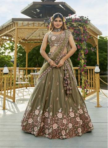 Attrective Looking This Party Wear Fine Color Fancy Heavy Designer Choli And Lahenga Fabriced On Satin And Dupatta Net In Fabricated Beautified With Attrective Designer Heavy Sequance,Multy Thread Embroidery Work. Buy Now.