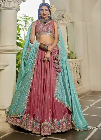 Attrective Looking This Party Wear Fine Color Fancy Heavy Designer Choli And Lahenga Fabriced On Satin And Dupatta Satin In Fabricated Beautified With Attrective Designer Heavy Sequance,Multy Thread Embroidery Work. Buy Now.