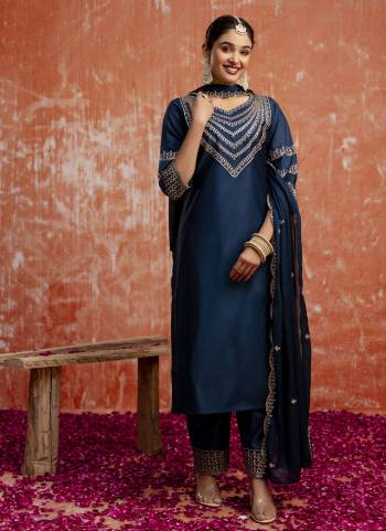 Attractive These Beautiful Party Wear Readymade Suits With Dupatta.These Suit is Fabricated On Top And Bottom Are Viscose Rayon And Chinon Dupatta .Its Beautified With Designer Embroidery Work.