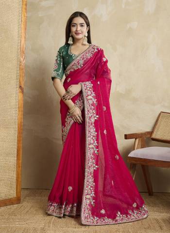 Garb These Party Wear Saree in Fine Colored.These Saree Are Frendy Chiffon And Blouse is Art Silk Fabricated.Its Beautified With Designer Embroidery Work.