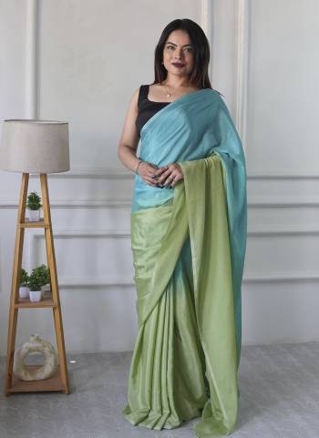 Attractive These Party Wear Ready To Wear Saree in Fine Colored.These Saree Are Chinon And Blouse is Chinon Fabricated.Its Beautified With Pedding Color Solid Designer.