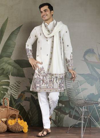 Attrective These Party Wear Readymade Kurta With Dupatta Pair in Fine Colored.These Kurta And Dupatta Are Viscose Silk Fabricated on Pair.Its Beautified With Designer Thread,Sequance Embroidery Work.