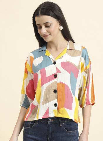 Looking These Beautiful Looking Readymade Crocks Shirt.These Shirt is Fabricated On Cotton Blend.Its Beautified With Designer Delta Printed.