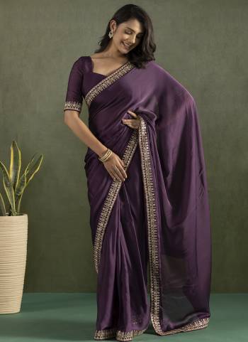 Attractive These Party Wear Ready To Wear Saree in Fine Colored Pair With Blouse.These Saree and Blouse Are Fabricated On Chiffon.Its Beautified With Solid With Llace Border Designer.