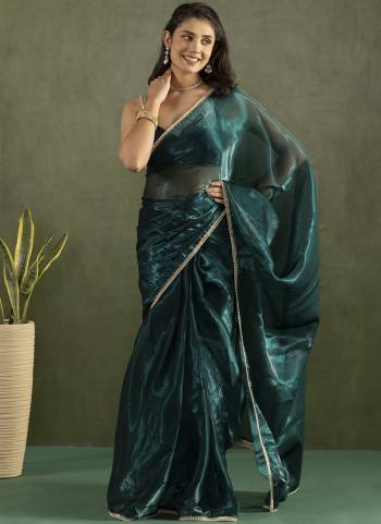Attractive These Party Wear Ready To Wear Saree in Fine Colored Pair With Blouse.These Saree and Blouse Are Fabricated On Chiffon.Its Beautified With Solid With Llace Border Designer.