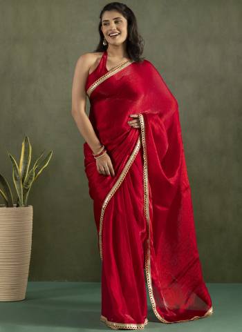 Attractive These Party Wear Ready To Wear Saree in Fine Colored Pair With Blouse.These Saree and Blouse Are Fabricated On Chiffon.Its Beautified With Solid With Llace Border Designer.