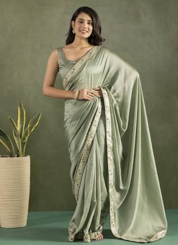 Attractive These Party Wear Ready To Wear Saree in Fine Colored Pair With Blouse.These Saree and Blouse Are Fabricated On Chiffon.Its Beautified With Solid With Llace Border Designer.