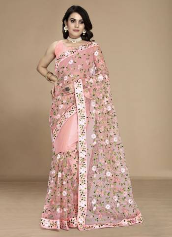 Attactive These Party Wear Saree in Fine Colored.These Saree Are Soft Net And Blouse is Mono Banglori Fabricated.Its Beautified With Designer Multy Thread Embroidery Work.