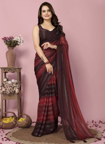 Attractive These Party Wear Ready To Wear Saree in Fine Colored.These Saree Are Rangoli Silk And Blouse is Art Silk Fabricated.Its Beautified With Wevon Designer With  Printed.