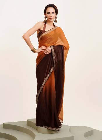 Garb These Fancy Party Wear Saree in Fine Colored.These Saree Are Chiffon And Blouse is Fabricated On Art Silk Pair.Its Beautified With Fancy Beads,Stone Work Disigner Saree.