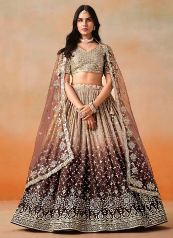 For A Designer Look,Grab These Party Wear Lehenga Choli in Fine Colored.These Lehenga And Blouse Are Fabricated On Georgette Pair With Dupatta Are Soft Net.Its Beautified With Pedding Color,Designer Jari,Sequance Embroidery Work.