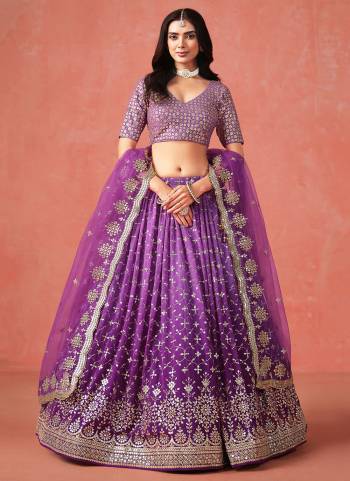 For A Designer Look,Grab These Party Wear Lehenga Choli in Fine Colored.These Lehenga And Blouse Are Fabricated On Georgette Pair With Dupatta Are Soft Net.Its Beautified With Pedding Color,Designer Jari,Sequance Embroidery Work.