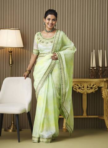 Garb These Fancy Party Wear Saree in Fine Colored.These Saree Are Organza And Blouse is Fabricated On Art Silk Pair.Its Beautified With Fancy Embroidery Work Disigner Saree.