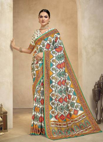  Looking These Party Wear Saree in Fine Colored.These Saree And Blouse is Fabricated On Crepe Silk.Its Beautified With Designer Position Digital Foil Printed.