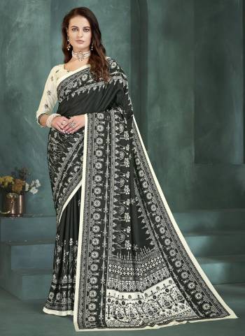  Looking These Party Wear Saree in Fine Colored.These Saree And Blouse is Fabricated On Crepe Silk.Its Beautified With Designer Position Digital Foil Printed.