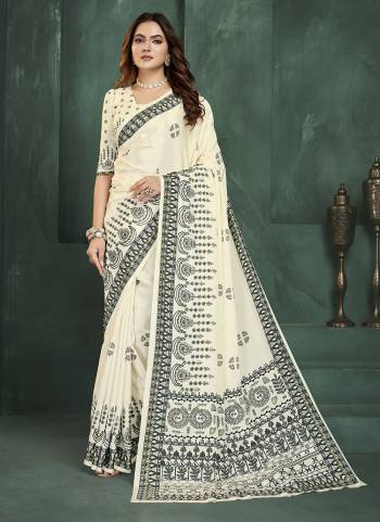  Looking These Party Wear Saree in Fine Colored.These Saree And Blouse is Fabricated On Crepe Silk.Its Beautified With Designer Position Digital Foil Printed.