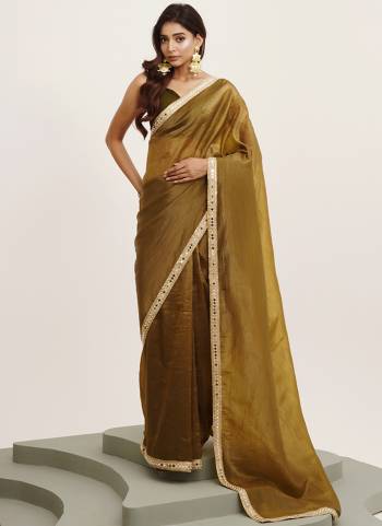 Attractive These Fancy Party Wear Saree in Fine Colored.These Saree Are Tissue And Blouse is Fabricated On Art Silk Pair.Its Beautified With Fancy Mirror Work Disigner Saree.