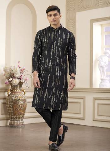 Looking These Party Wear Mans Wear Kutra Payjama wearing this fashionable. Tailored Kurta Are Art Silk And Payjama Art Silk finest Fabriced With Designer Embroidery Work and fashioned with a banded collar for a dash of style.