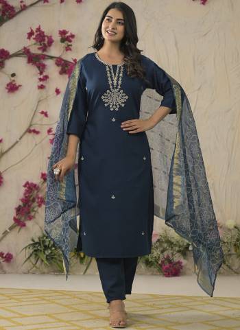Attractive These Designer Suit in Fine Colored Pair With Bottom And Dupatta.These Top Are Rayon And Bottom Are Fabricated On Rayon Pair With Organza Dupatta.Its Beautified With Designer Embroidery Work.