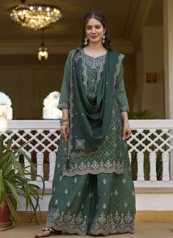 Attractive These Suit in Fine Colored Pair With Bottom And Dupatta.These Top And Bottom Are Fabricated On Chinon Pair With Chinon Dupatta.Its Beautified With Designer Embroidery Work.