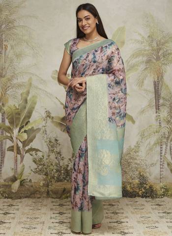 Attractive These Party Wear Ready To Wear Saree in Fine Colored.These Saree Are Jacquard Silk And Blouse is Jacquard Silk Fabricated.Its Beautified With Wevon Jacquard Designer With Digital Printed.