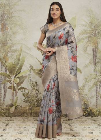 Attractive These Party Wear Ready To Wear Saree in Fine Colored.These Saree Are Jacquard Silk And Blouse is Jacquard Silk Fabricated.Its Beautified With Wevon Jacquard Designer With Digital Printed.