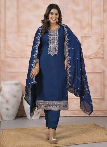 Attractive These Designer Suit in Fine Colored Pair With Bottom And Dupatta.These Top Are Silk And Bottom Are Fabricated On Silk Pair With Silk Dupatta.Its Beautified With Designer Embroidery Work.