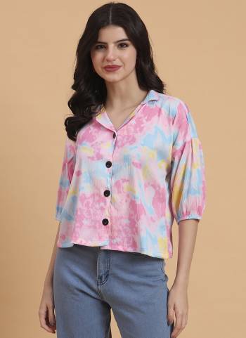 Looking These Beautiful Looking Readymade Crocks Shirt.These Shirt is Fabricated On Delta.Its Beautified With Designer Printed.