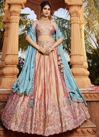Attrective Looking This Party Wear Fine Color Fancy Heavy Designer Choli And Lahenga Fabriced On Georgette And Dupatta Georgette In Fabricated Beautified With Attrective Designer Heavy Sequance,Multy Thread Embroidery Work. Buy Now.