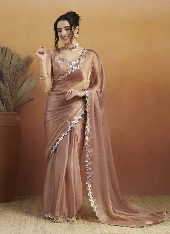 Garb These Party Wear Ready To Wear Saree in Fine Colored.These Saree Are Satin And Blouse is Satin Fabricated.Its Beautified With Designer Embroidery Work Border.