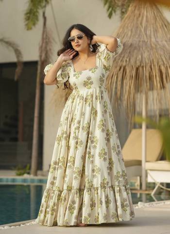 Looking These Beautiful Readymade Long Gown.These Gown Are Rayon is Fabricated.Its Beautified With Designer Digital Printed.
