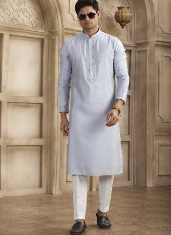 Looking These Party Wear Mans Wear Kutra Payjama wearing this fashionable. These Kurta Are Art Silk And Payjama Art Silk finest Fabriced With Designer Mirror Embroidery Work.