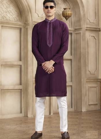 Looking These Party Wear Mans Wear Kutra Payjama wearing this fashionable. These Kurta Are Art Silk And Payjama Art Silk finest Fabriced With Designer Mirror Embroidery Work.