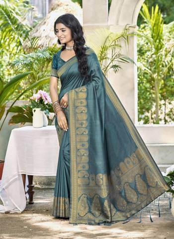 Looking These Fastivel And Party Wear Saree in Fine Colored.These Saree And Blouse is Fabricated On Assam Silk.Its Beautified With Wevon Palu Border Designer.