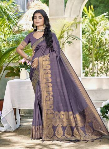 Looking These Fastivel And Party Wear Saree in Fine Colored.These Saree And Blouse is Fabricated On Assam Silk.Its Beautified With Wevon Palu Border Designer.