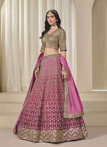 For A Designer Look,Grab These Lehenga Choli in Fine Colored.These Lehenga And Blouse Are Fabricated On Chinon Silk Pair With Chinon Silk Dupatta.Its Beautified With Designer Sequance Embroidery Work.