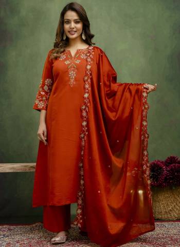 Looking These Beautiful Readymade Suits With Dupatta.These Suit is Fabricated On Top Are Silk Blend And Bottom Are Silk Blend And Chinon Dupatta .Its Beautified With Designer Embroidery Work.