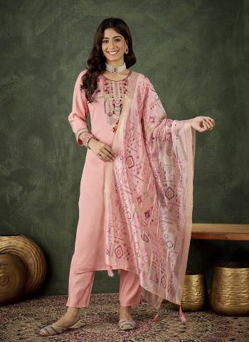 Garb These Beautiful Readymade Suits With Dupatta.These Suit is Fabricated On Top Are Silk Blend And Bottom Are Silk Blend And Organza Dupatta .Its Beautified With Designer Embroidery Work With Digital Printed Dupatta.