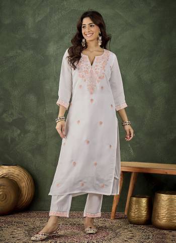 Attrective These Beautiful Looking Readymade Kurti With Bottom.These Kurti And Bottom Are Fabricated On Roman Silk Blend.Its Beautified With Designer Embroidery Work.