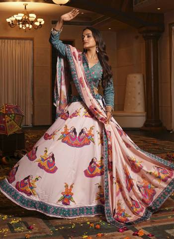 Looking These Navratri Wear Lehenga Choli in Fine Colored.These Lehenga Are Crepe Choli Are Silk And Dupatta Are Fabricated On Silk Pair.Its Beautified With Designer Printed.