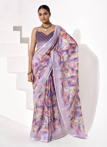 Attractive These Fancy Party Wear Saree in Fine Colored.These Saree Are Cotton Blend And Blouse is Fabricated On Art Silk Pair.Its Beautified With Disigner Printed Saree.
