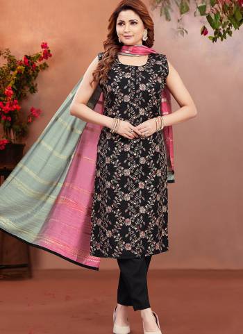 Looking These Suit in Fine Colored Pair With Bottom And Dupatta.These Top And Bottom Are Fabricated On Soft Silk Pair With Art Silk Dupatta.Its Beautified With Designer Embroidery Work.